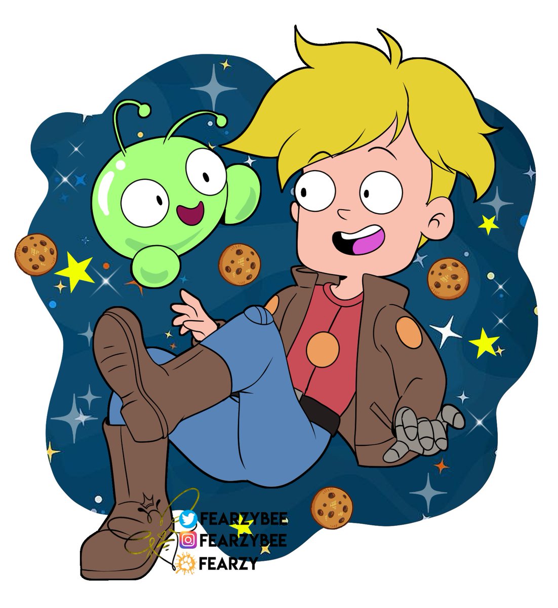 Fearzybee's tweet photo. So i couldnt sleep the other night and had to draw these final space cuties?? I was thinking of making like keychains or stickers or something. What do you all think? 😊✨ who ur fav? 🐾
#FinalSpace #RenewFinalSpace #watchfinalspace #avocato #littlecato #garygoodspeed https://t.co/aTWIcRZMOj