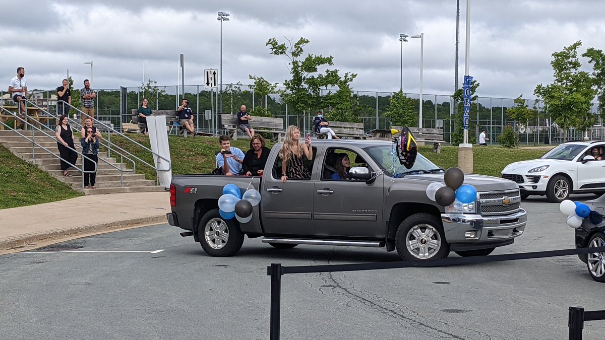 Day 1 of CPA grad is complete! Congrats to first set of grads of 2021! They came with loads of spirit and energy and they embraced their vehicle choices! This pic from Mr Woods is pretty fabulous!