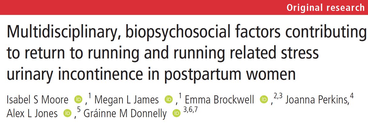 BJSM_BMJ's tweet photo. A key paper for anyone advising postpartum women about running #OnlineFirst

Thanks @IzzyMoorePhD @meganljames16 @emma_physiomum @MummaPhysio @AlexJonesPhD @ABSPhysio 👏🏃‍♀️

https://t.co/l0FQ7SUM8Q https://t.co/FmizqQK5sV