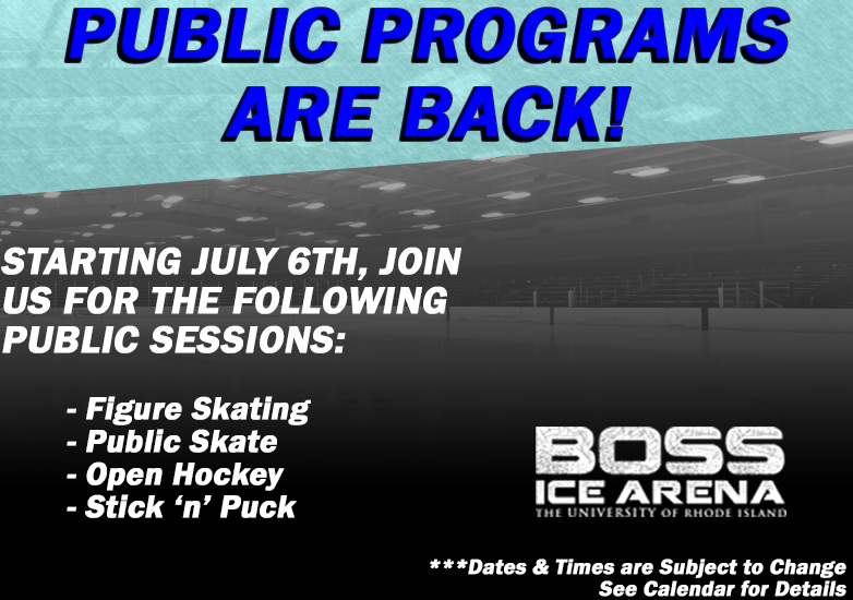 URIBossArena's tweet photo. Please visit our website for dates and times. https://t.co/CLAmVzF9Uo #GoRhody #URI #RyanCenter #BossIceArena https://t.co/h4tPsnYAJU