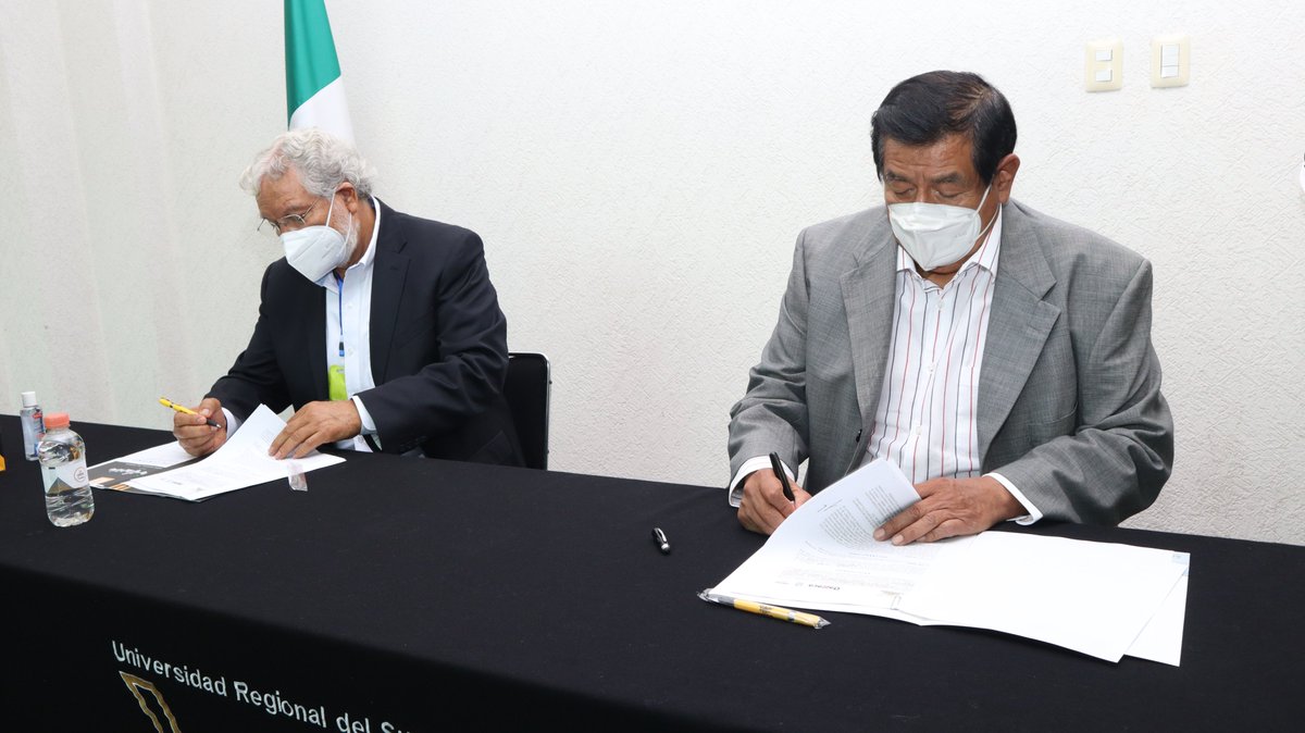 Renueva #URSE y <a href="/CociteiO/">COCITEI OFICIAL</a> convenio de trabajo a favor de la Ciencia, Tecnología e Innovación. | Conoce más en el siguiente enlace: 🔗 bit.ly/3qpcX8y  | #Oaxaca #JuntosSaldremosAdelante