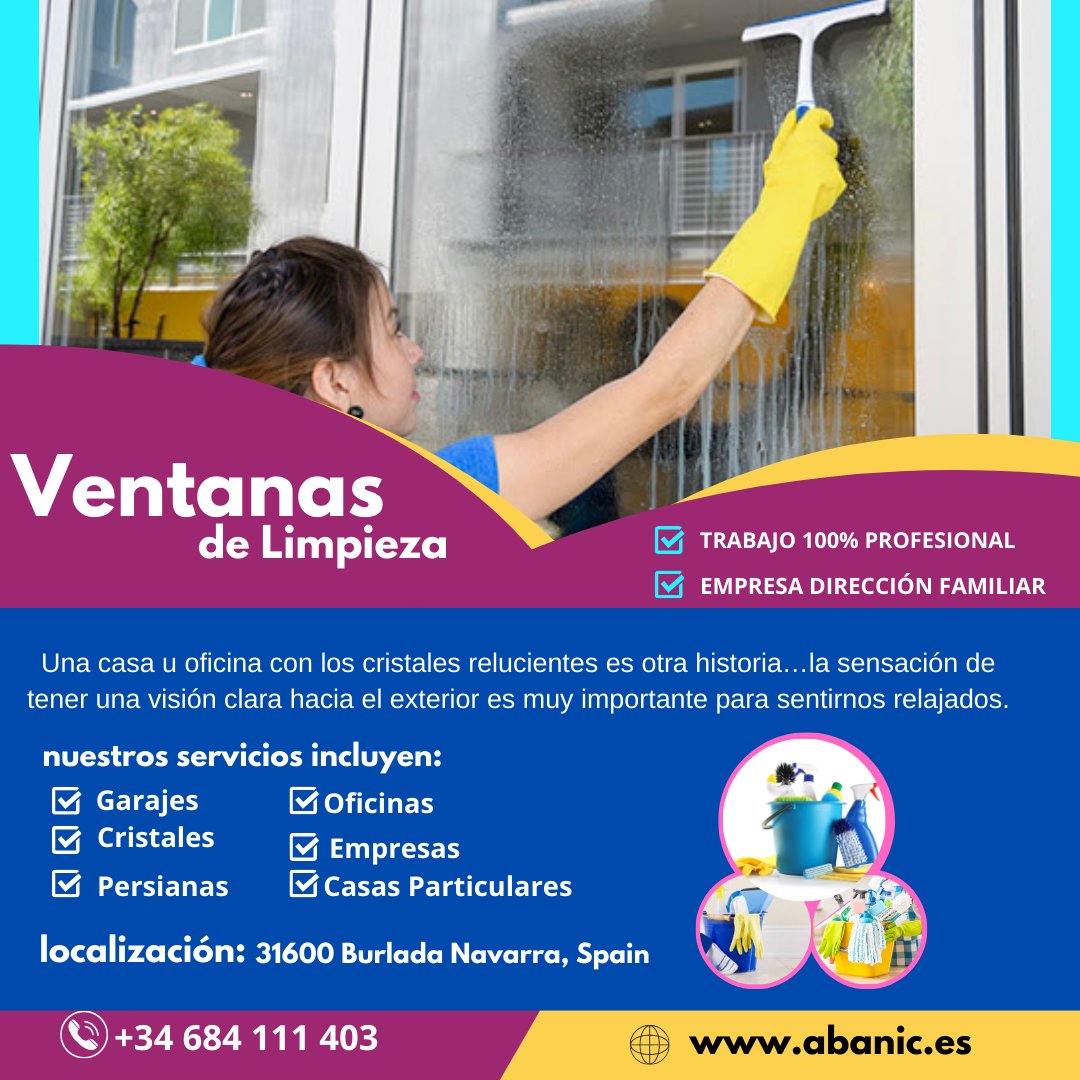 abanic_es's tweet photo. #Ventanas de #Limpieza:
Una casa u oficina con los cristales relucientes es otra historia…la sensación de tener una visión clara hacia el exterior es muy importante para sentirnos relajados.
para visitar más: 👇
https://t.co/DXBh2IaPoi

#cleaningtime #cleaning https://t.co/dVTnmLqwBI