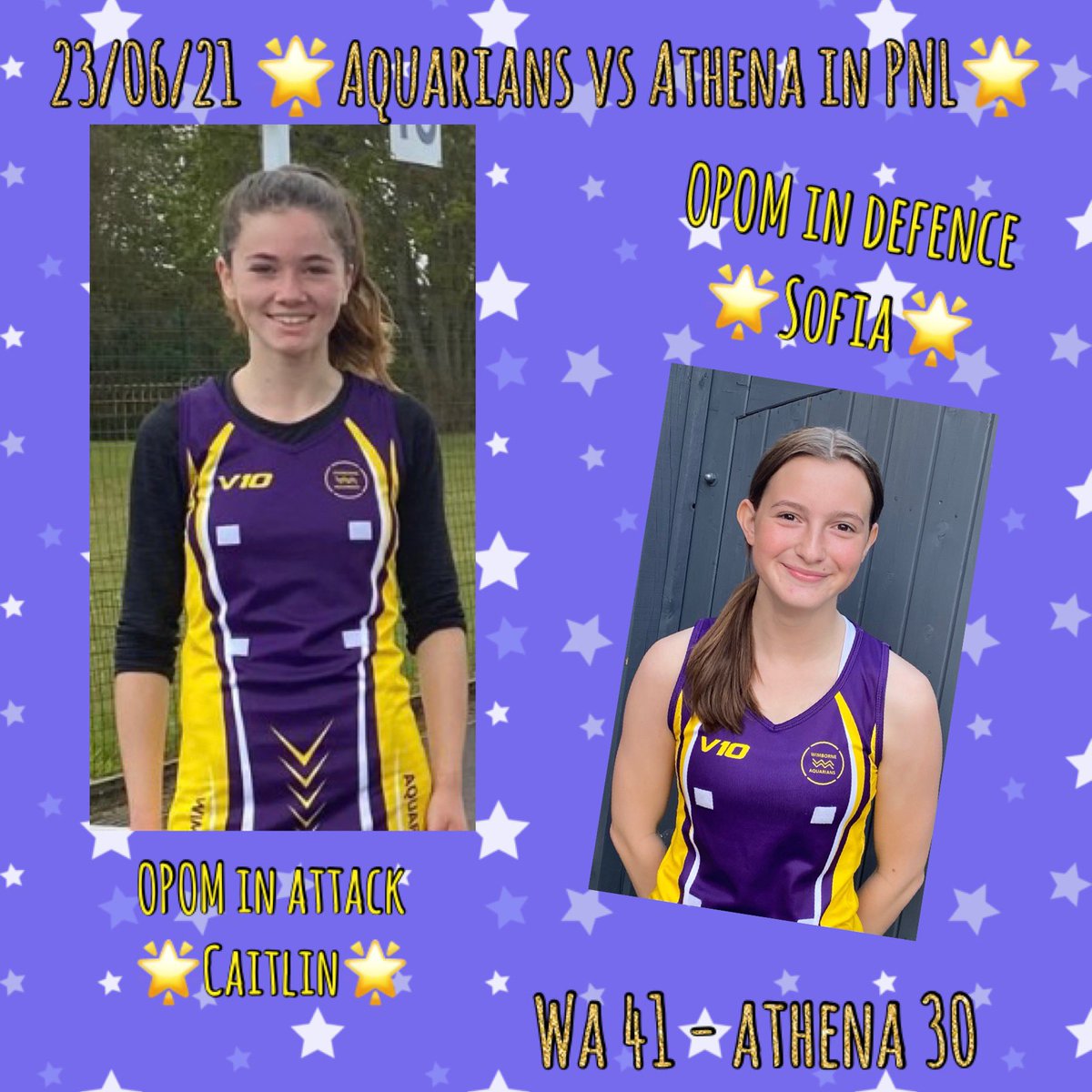 AquariansNC's tweet image. Congrats to WA3 securing a win over Athena in the Poole adult league this evening, 41 -30💥 This comes hard on the heels of WA2 securing a hard fought win over Ferns in the Bournemouth Prem last night 43 -38 🙌🙌 #netballgoals #aquarianfamily 💜🏐💛 @NetballSW @NetballinDorset