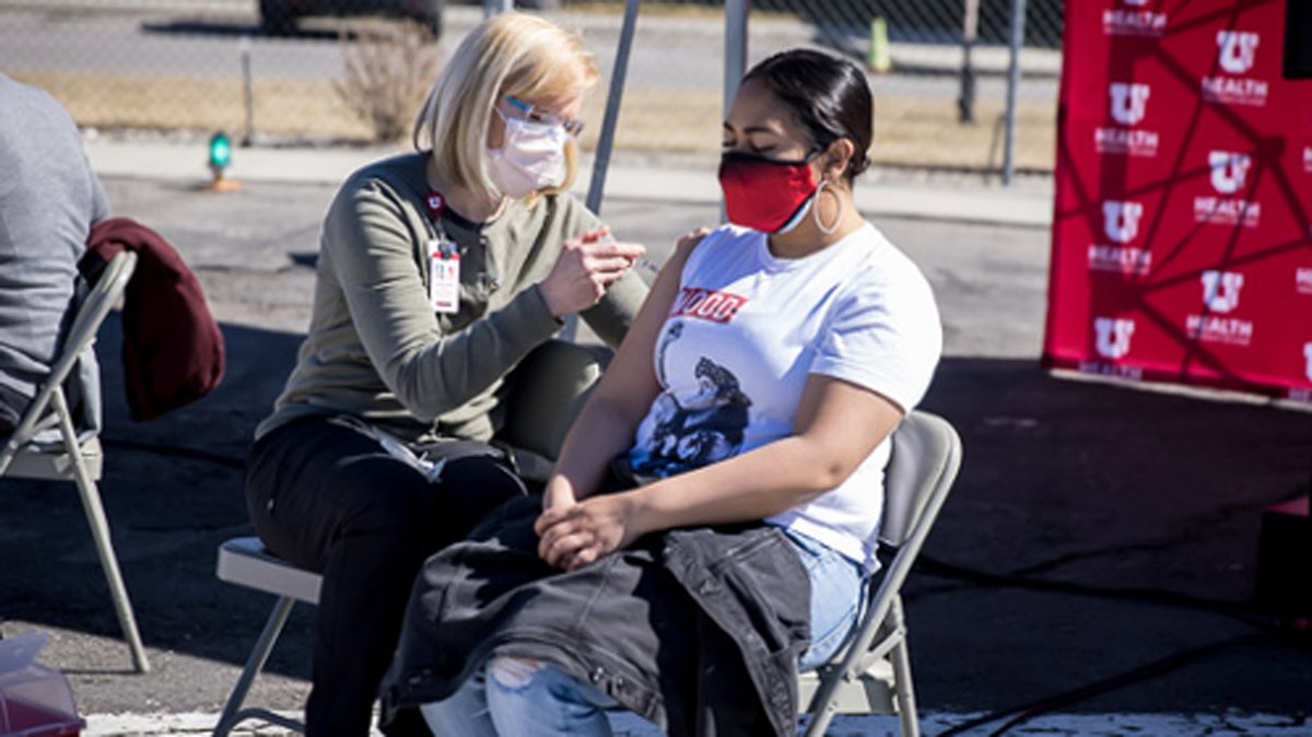 "When the COVID-19 vaccine was approved and delivered to us, our highest priority was... not only administering it rapidly to our patients and providers but also administering it equitably throughout the community we serve." attheu.utah.edu/facultystaff/e…