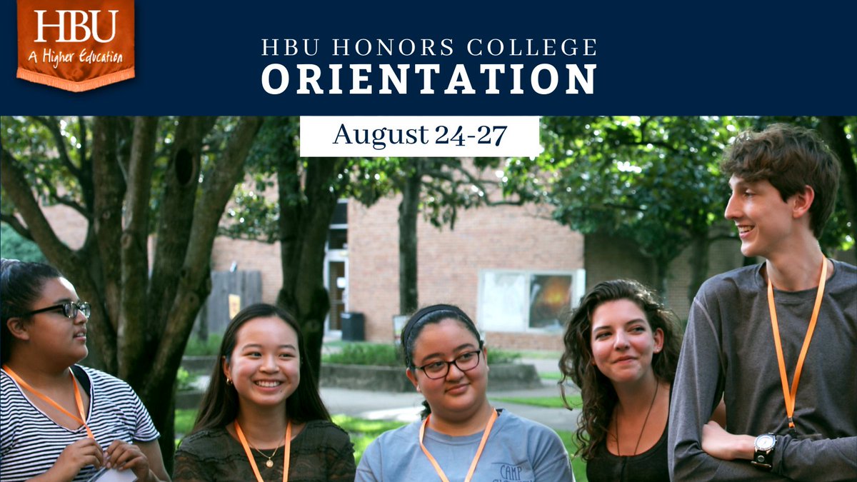 HCUHonors's tweet photo. The date is set! Incoming Honors Scholars will arrive on campus for orientation on Tuesday, August 24. Additional details will be communicated to students via email as the date approaches. We look forward to welcoming our incoming class! #GoHuskies #DawgsUp #SapereAude #HBUHonors https://t.co/qJTLjkgPjJ