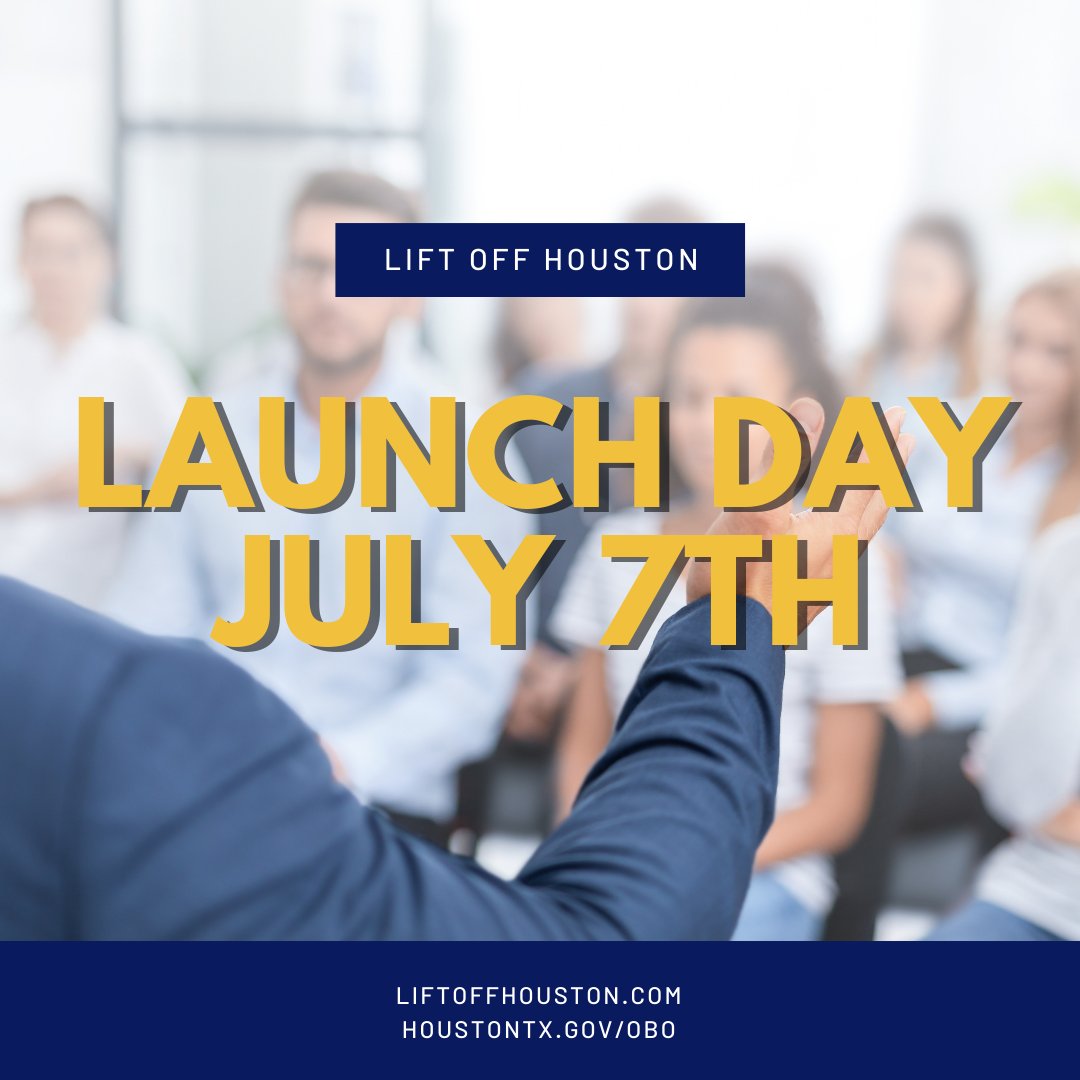 HoustonOBO's tweet photo. Win $10,000 for your startup business! Liftoff Houston's Launch Day is on July 7th at 1 p.m.

#LiftOffHouston #HoustonOBO #SmallBusiness #Startups #Entrepreneurship

@HoustonLibrary @LiftOffHouston

For more information visit https://t.co/Y9RaucMg4X. https://t.co/DuvgwG9vYD