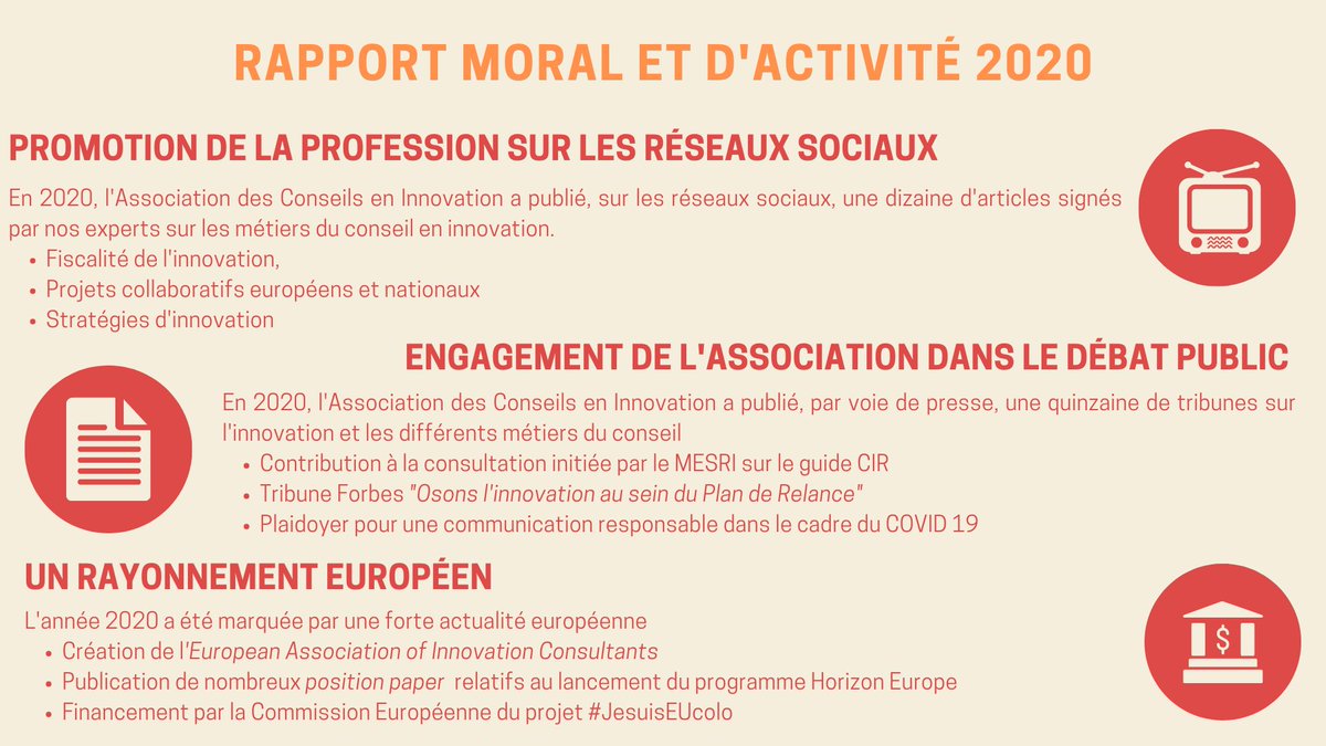 conseils_inno's tweet photo. @conseils_inno publie son rapport annuel d'activité 2020. Pour consulter le bilan de notre Président @Luc_Innovation, cliquer ici : https://t.co/emy3n5t2uF https://t.co/OX8SxTcviH