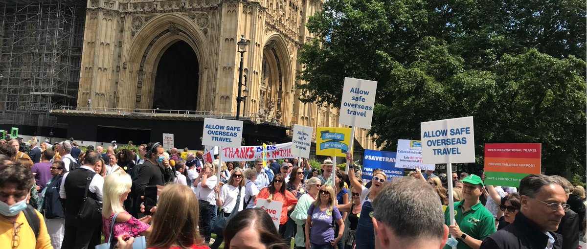 Today the travel industry came together on College Green, #Westminster to #speakupfortravel at the #traveldayofaction. Client @FocusTravelP was there representing business travel and we got in some interviews! Among them thanks to @travelweekly @BTNEurope and @AlJazeera_World