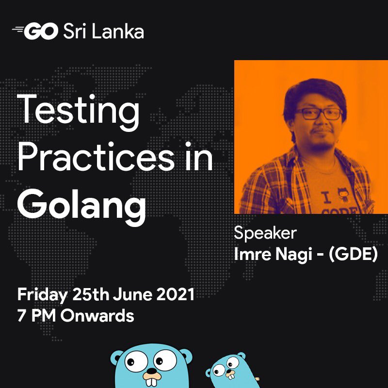golangsrilanka's tweet image. Join us on this session to learn about Testing Practices in Golang. 
@imrenagi 
gdg.community.dev/events/details…

#golang #gosrilanka #cloudnative