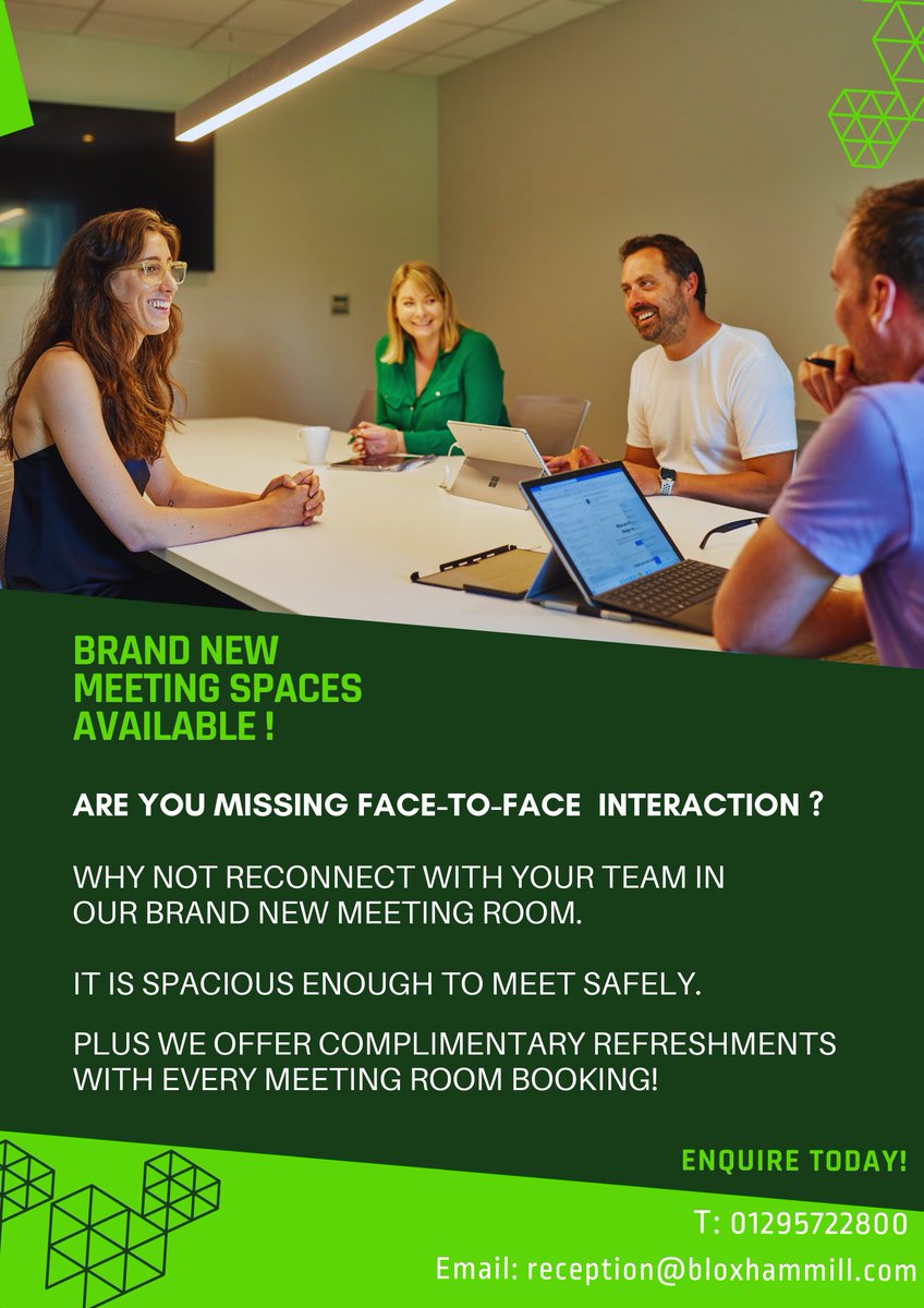 No matter how formal or informal you'd like your meeting to be, we have various meeting spaces to suit your needs.

Enquire with us today!