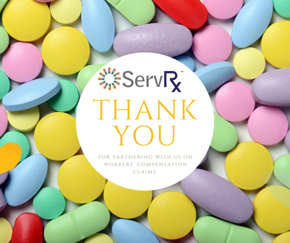 We are here to help. 

ServRx.com
888-907-9770
#CommunityPharmacy
#WorkersComp