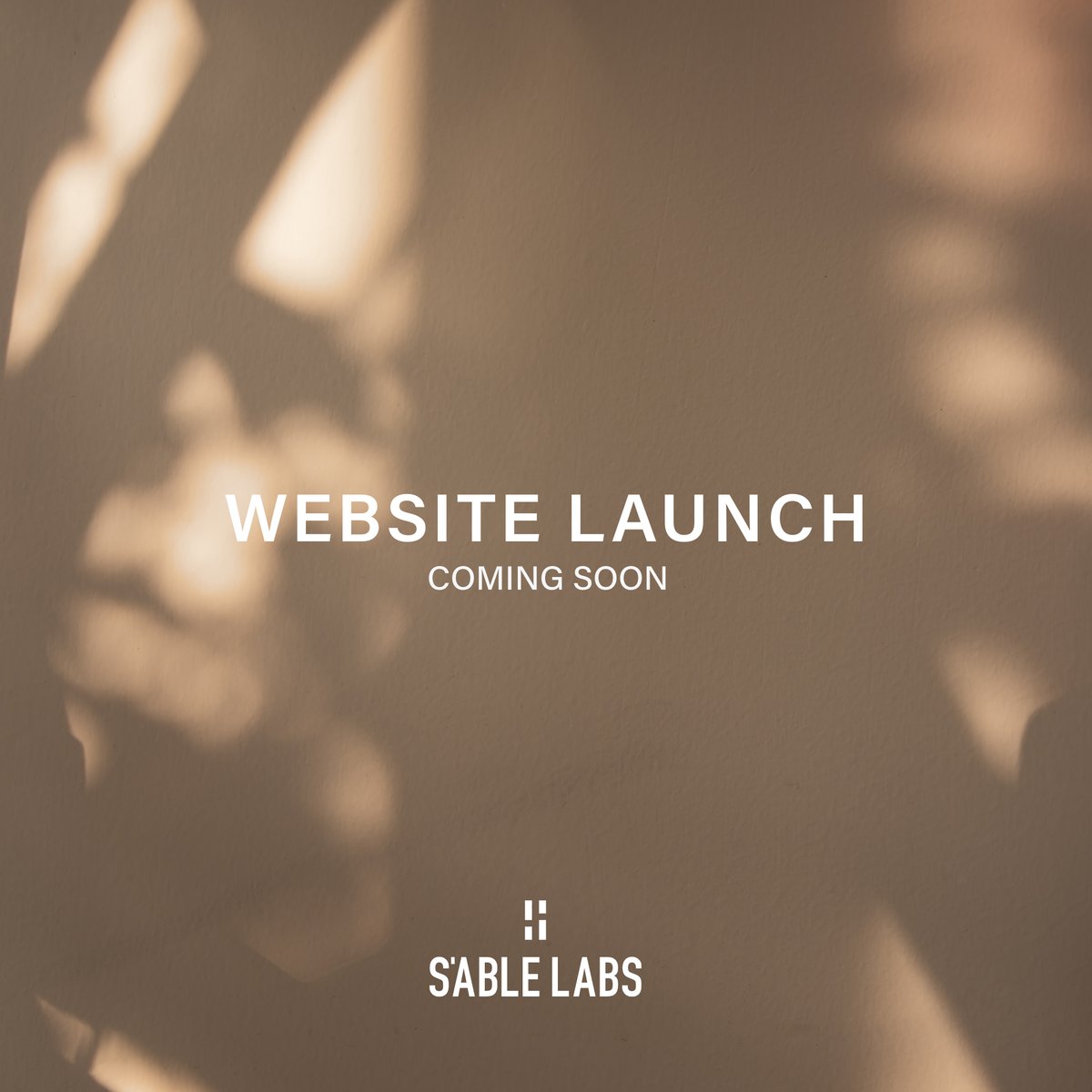 WEBSITE LAUNCH ➡️  sablelabs.co⁣
⁣
COMING SOON | Head to the website now to join the mailing list.
