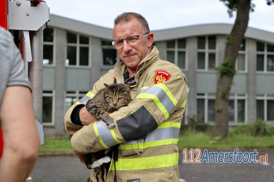 Gewonde bij brand in woning aan de Witte Wal in #Amersfoort. 112Amersfoort.