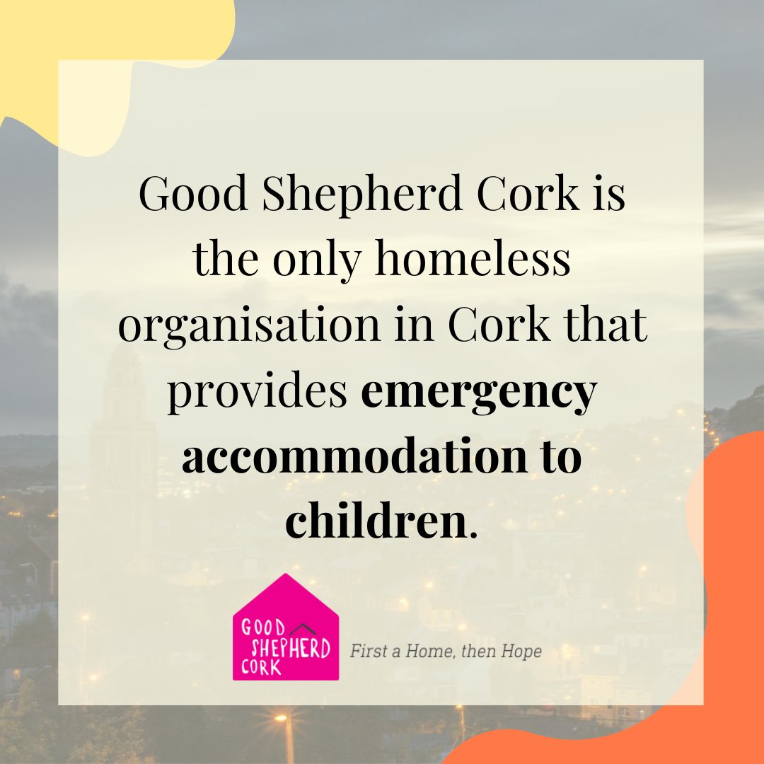 EdelHouseCork's tweet photo. In 2020, Good Shepherd Cork provided emergency accommodation for 143 children in Cork. We’re working hard to keep everyone safe.
 
If you’d like to support our work, please consider making a donation at https://t.co/IMrsJWKHTW #Cork #Homelessness https://t.co/CvR7tMnz0m
