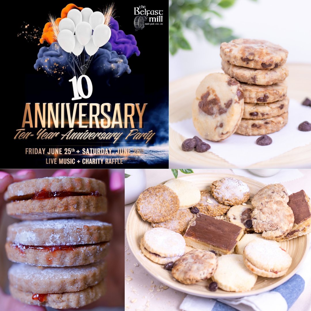 GIBIrishBakery's tweet image. Looking for festivities with an Irish flare this weekend?? Check us out this Saturday @belfastmillirishpubclt as we celebrate their 10 year anniversary! See you in Charlotte! @charlottenow #irishshortbread #cookies #baking #festivities #anniversary