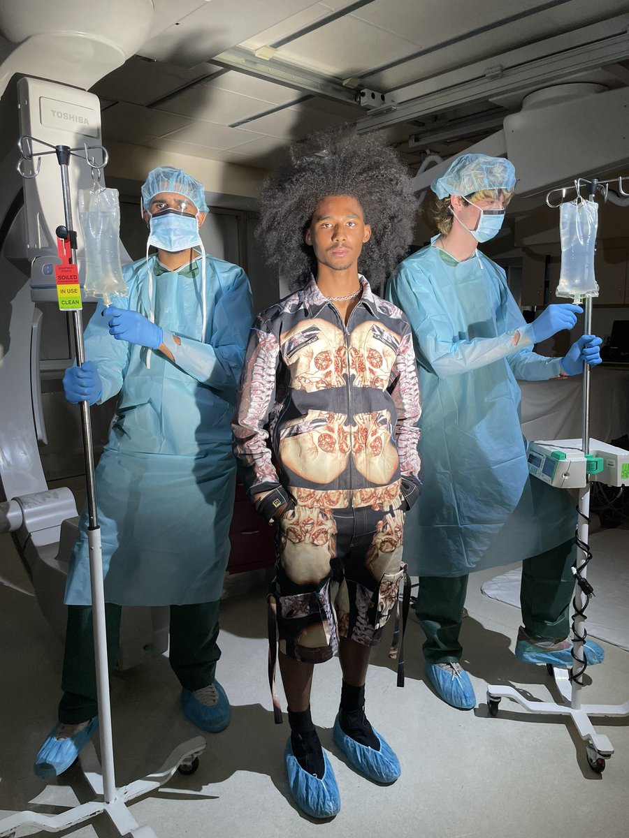 GUACAWOLE's tweet photo. I guess this is what it looks like when a Registered Nurse creates a fashion house. Against Medical Advice: Collection One dropping August 2021 https://t.co/N7KU4LNd8c