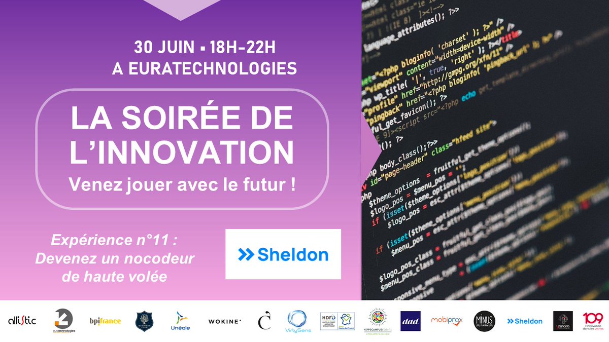 Expérience N°11 : Devenez un nocodeur de haute volée ❌👨🏼‍💻💪
Vous avez des idées et vous voulez développer un POC vite. <a href="/ChristoRibeiro/">Christo Ribeiro</a>  vous fera nocoder. Tout un nouvel univers va s’ouvrir à vous.
Consultez le programme complet et inscrivez vous :
lnkd.in/eBCRp6p