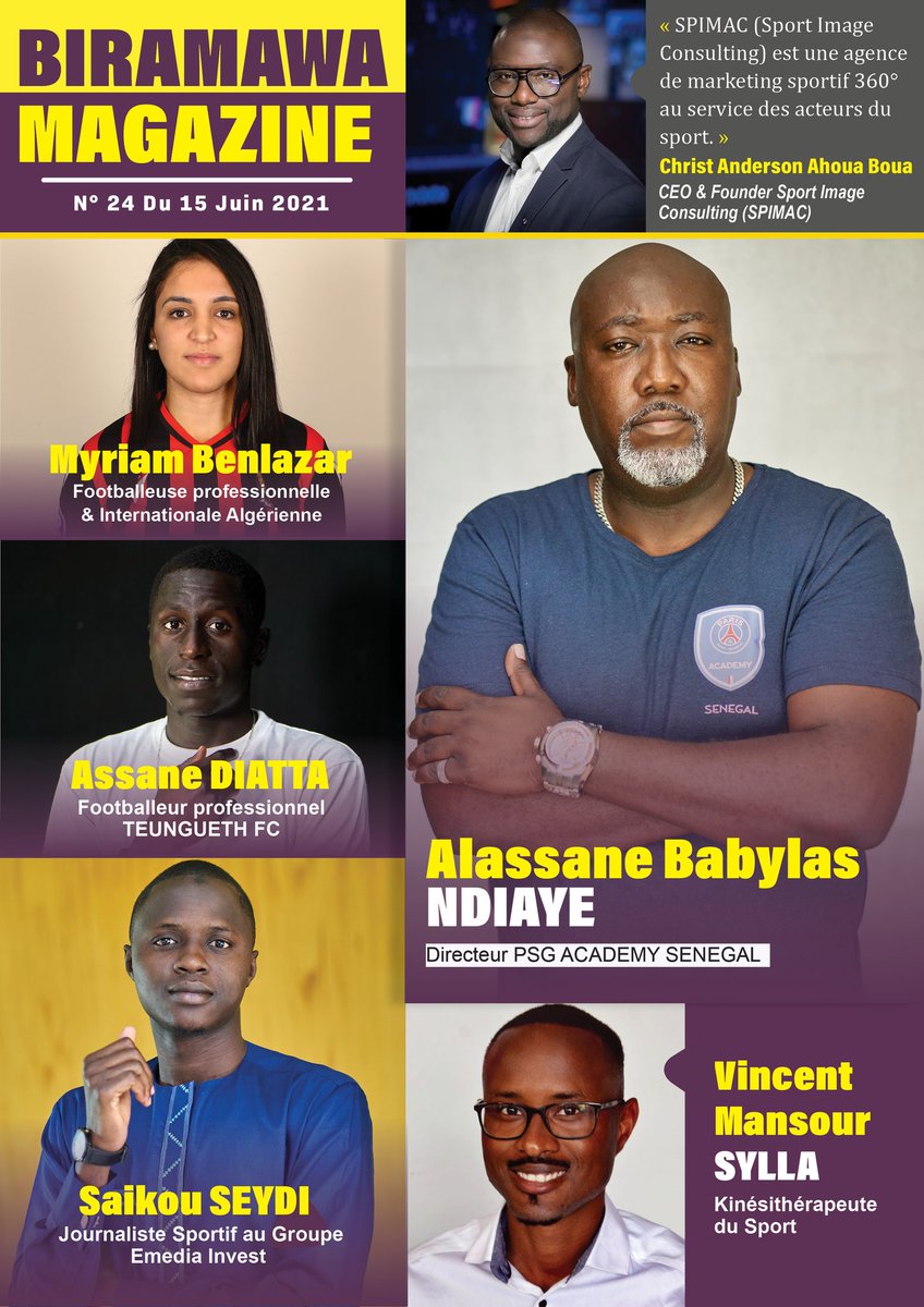 Plus d'informations sur la #psgacademysenegal dans le numéro 24 de votre magazine <a href="/biramawa/">Biramawa Group - BG</a> 
👉🏿Lien pour consulter et/ou télécharger ce numéro : biramawamag.com/magazine-n24/
Bonne lecture! 
#kebetu #senegalfoot