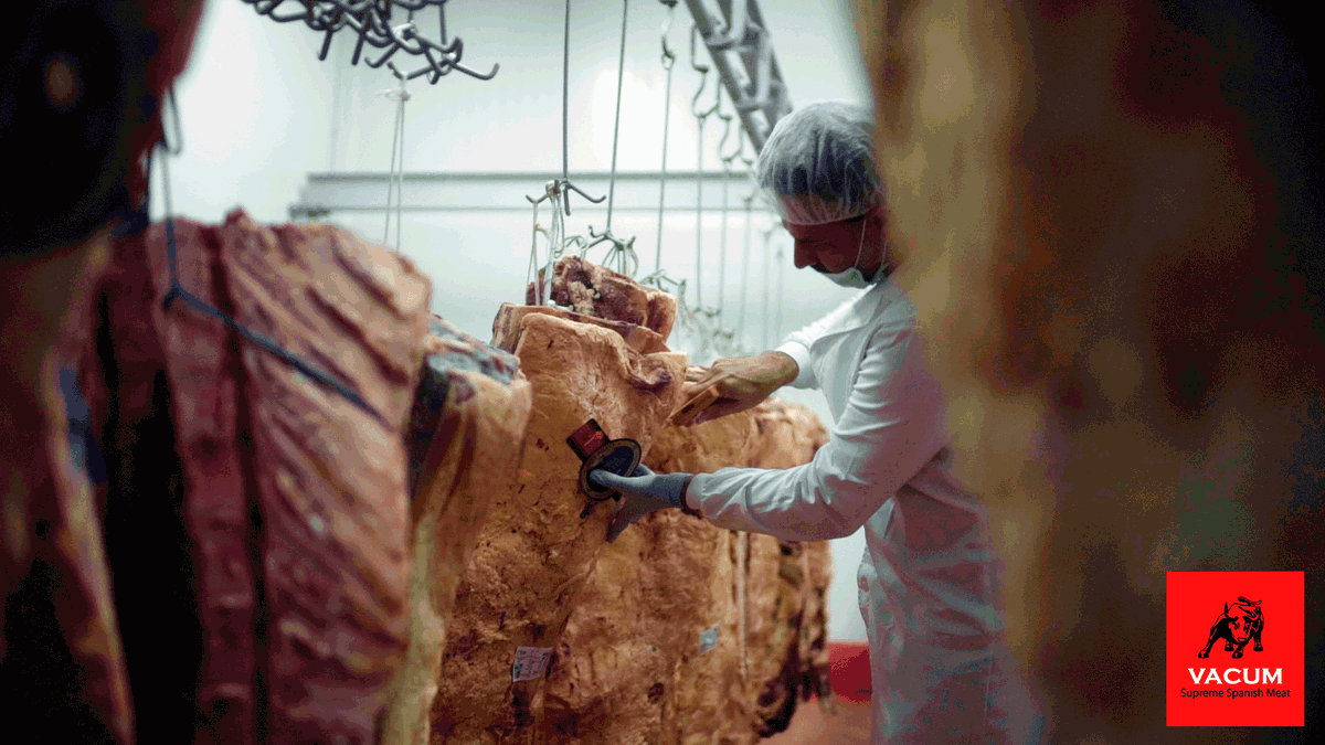 _Vacum_'s tweet photo. #Vacum #VacumCarnes #CarnesDeLujo #DryAged
Nuestro trabajo sigue un exigente proceso para satisfacer los paladares más exquisitos. 
Compra aquí la mejor carne de España 🛒🛍 https://t.co/Ji0SqUGGhz https://t.co/g5Q9x8x8YL