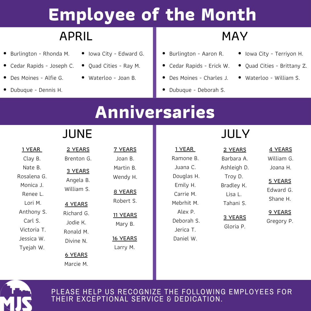 MidwestJanitor's tweet photo. Sending a big thank you to all of these wonderful employees! https://t.co/GuwqiIbeDB