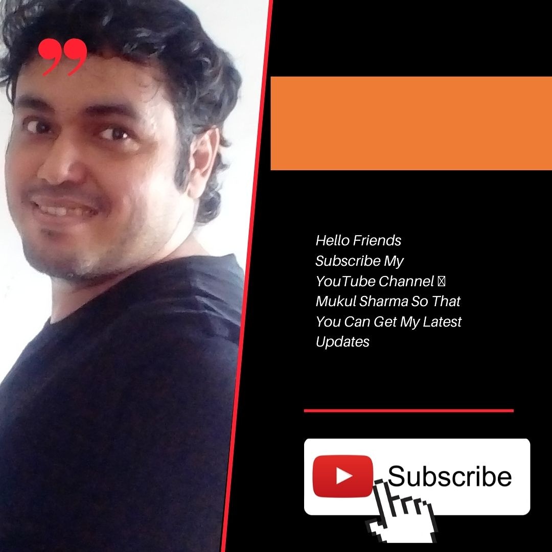 mukulsharma36's tweet photo. Hello Friends subscribe my new  #youtubechannel, if like, subscribe it now.. #YouTube #YouTuber #subscribe #Subscribetomychannel  #motivation #Leadership #leaders #Bollywood #Inspiration https://t.co/OUYRtQFDrE