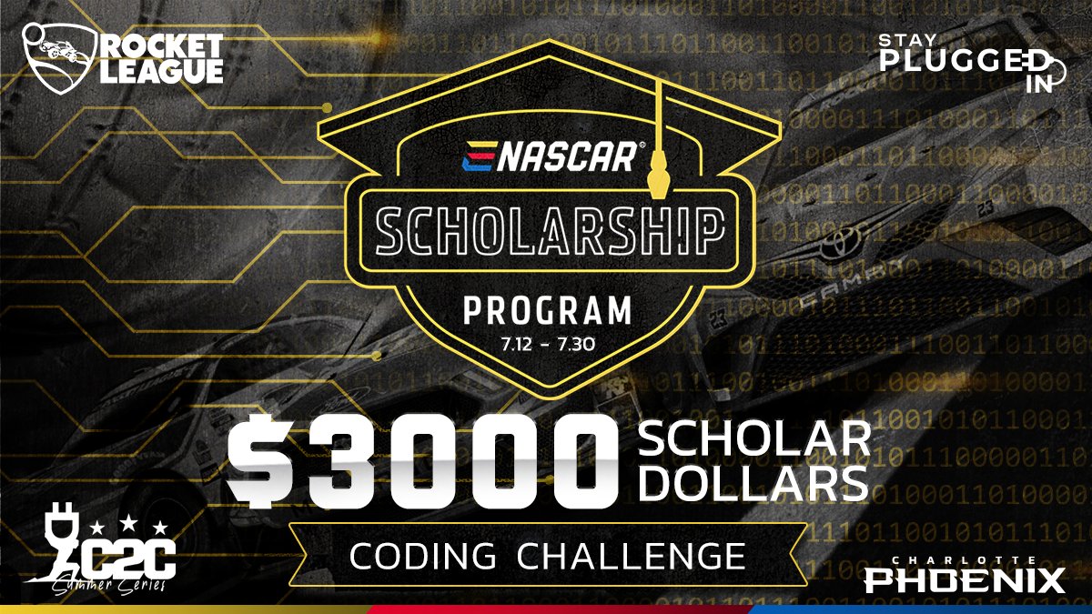 Ever wonder how #RocketLeague maps are made?

Now is your chance to learn how! Sign up for the #coding and design competition of the #eNASCAR Scholarship Program!

$3000 in #scholarships are on the table, so be sure to sign up today!

🗓 7/17 - 7/30
🔗  espin.gg/events/nascars…