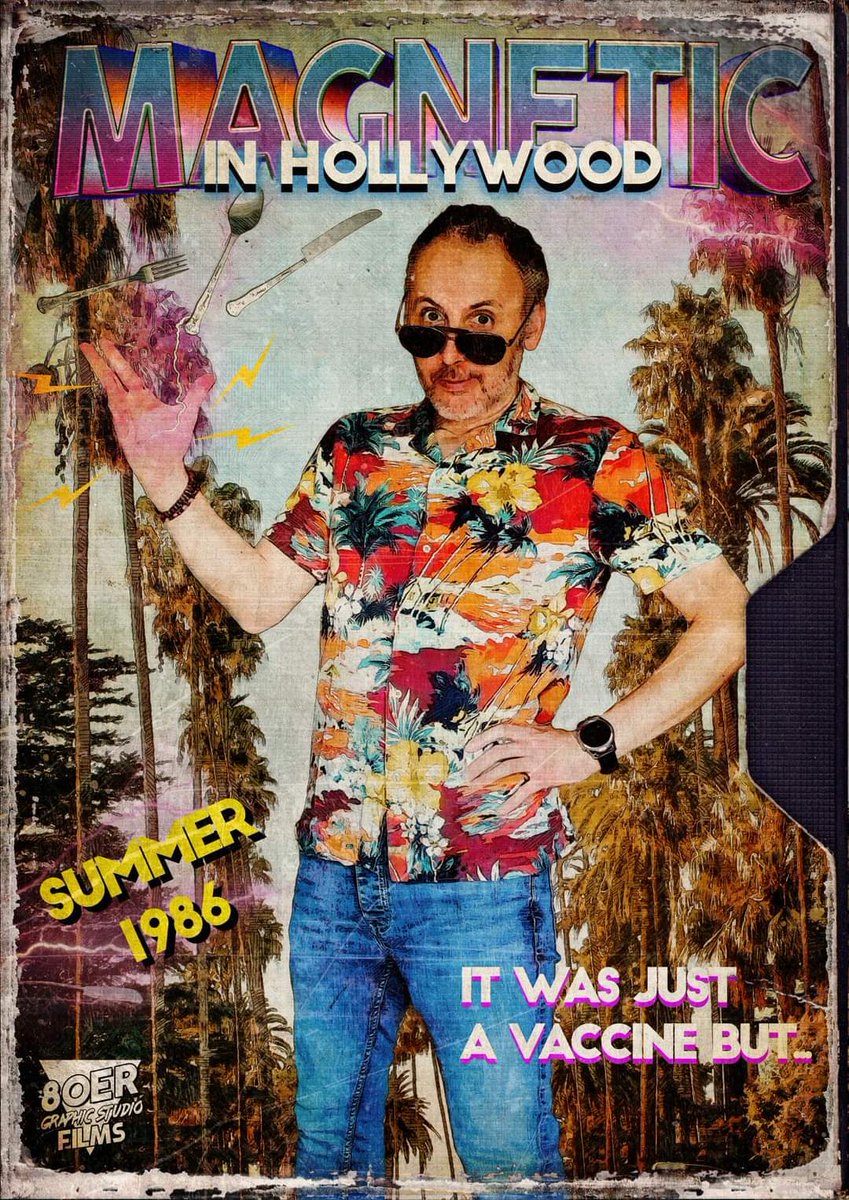80ERstudio's tweet photo. Yesterday I've got my second shot and that was inevitable . #vintage #comissions #eighties #ochentero #posterdesign #graphicDesign #graphicDesigner #posters #retro #retrostyle #ochentas #Ochenteros #80s  #80sstyle #koficomissions #vaccine #vacunacion #vᴀᴄᴜɴᴀcᴏᴠɪᴅ19 https://t.co/EN9vJA3a7F