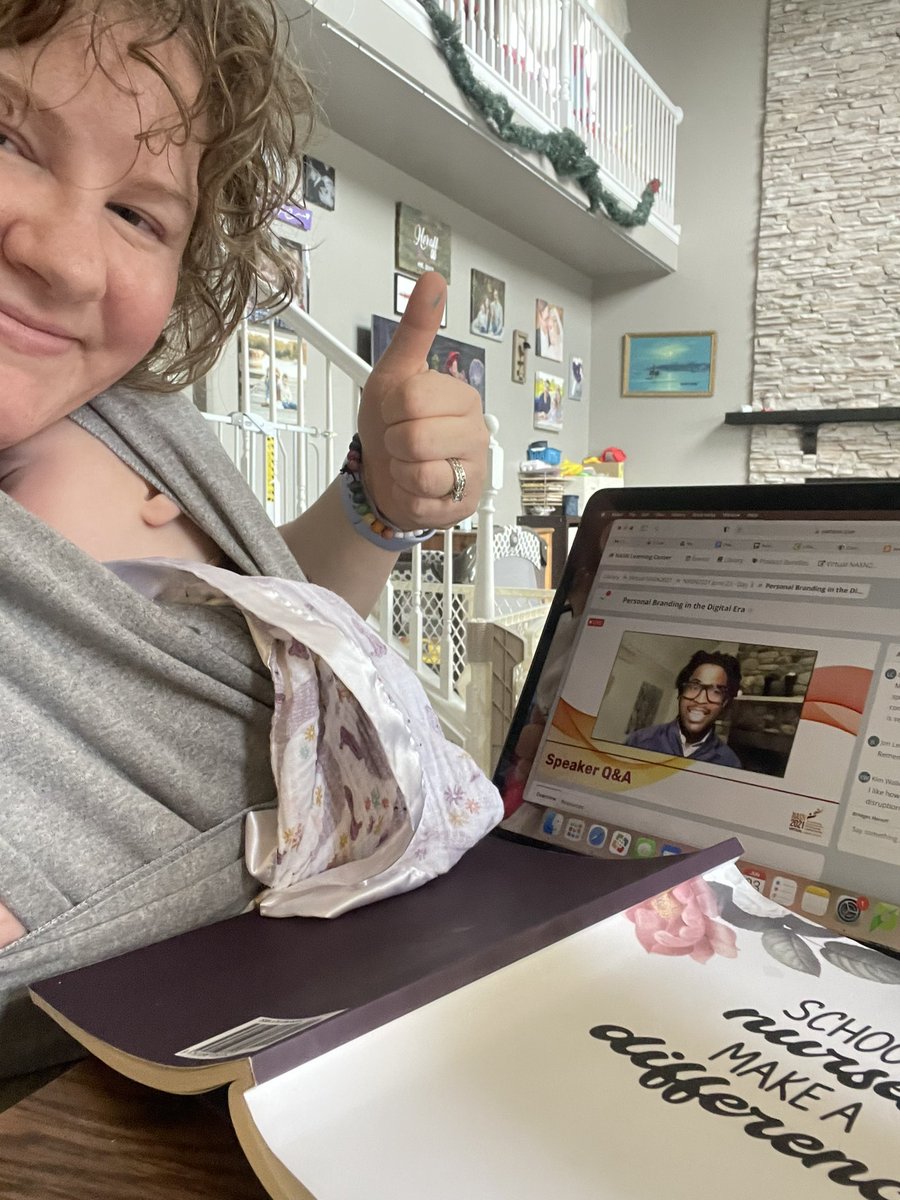 B_Collins82's tweet image. Virtual NASN conference Day 3 @ILSchoolNurses  #ilschoolnurses #nasn2021 #multitaskingmom #schoolsnurses #schoolnurse