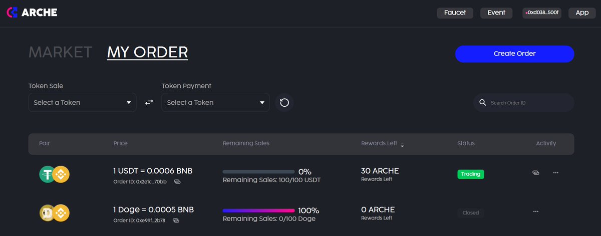 Another great project be born this month. Hope this project to the moon with blockchain system. The testnet is fun but it took me so many steps and time to do. 
@Arche_Network 
0xD038cd7aD10E970bbCc10013d8fD0B4139ba500f