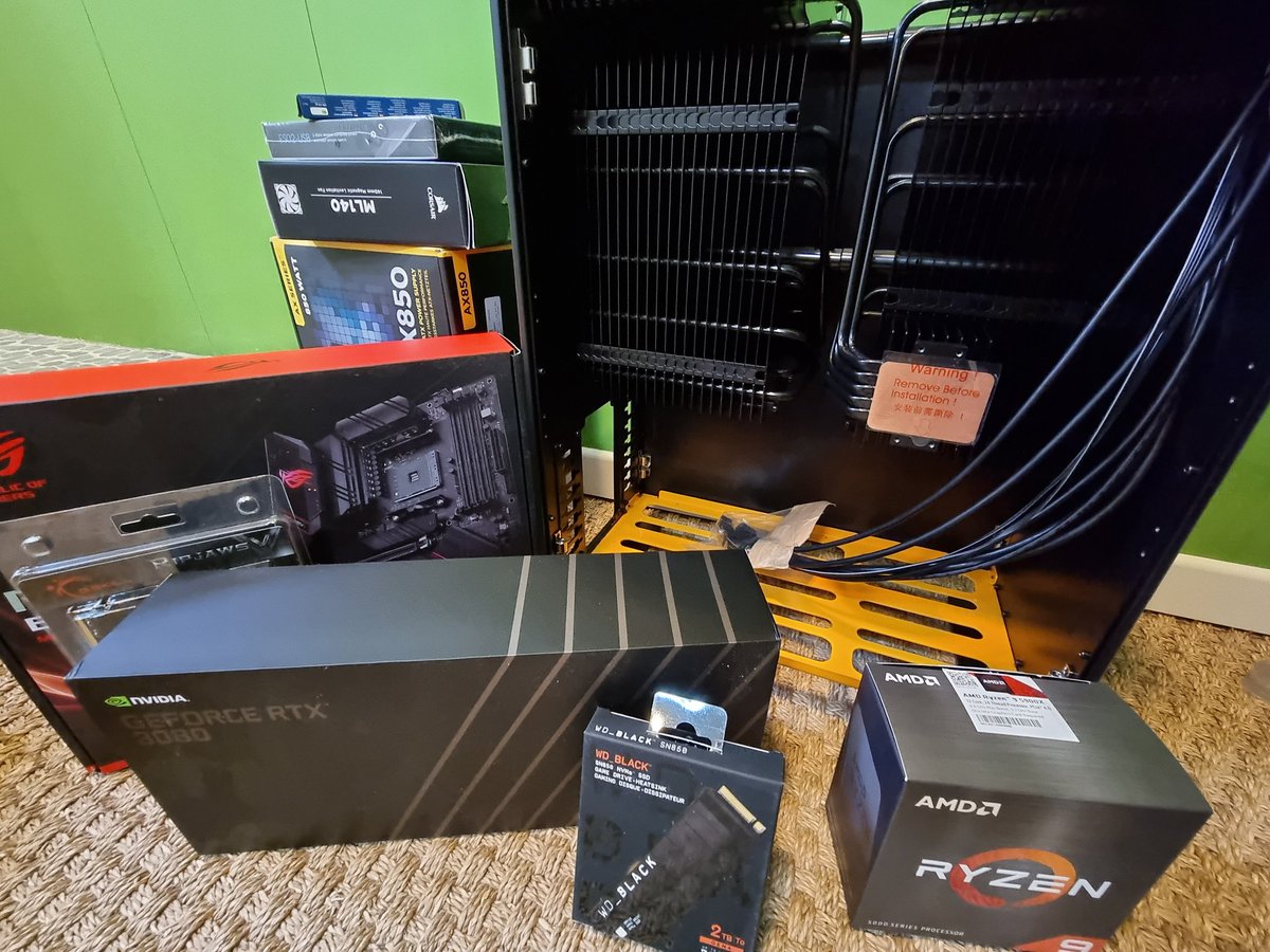 Just need to put it all together now...
<a href="/monsterlaboPC/">MonsterLabo</a> #TheBeast #SilentPC