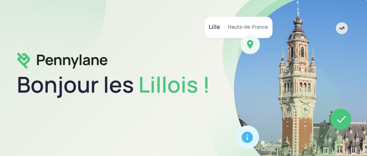 📯 Avis aux Lillois &amp; Lilloises !

Après une implémentation réussie à Nantes, Pennylane se tourne vers la "capitale des Flandres". 

➡️ Vous connaissez des dirigeants à Lille ? Taggez-les pour leur faire découvrir Pennylane.

Merci pour votre aide dans cette aventure. 🌠