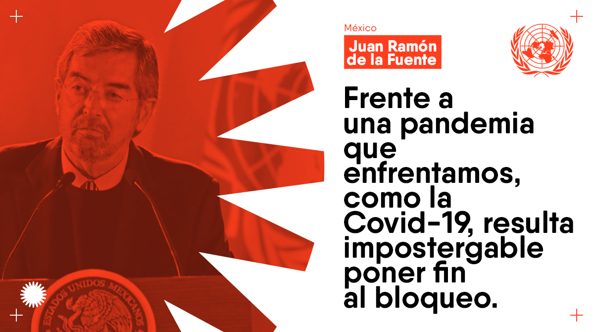 #México🇲🇽 reconoce que el bloqueo viola la soberanía del pueblo cubano, y además los derechos de terceros países. 

#ElMundoDiceNo