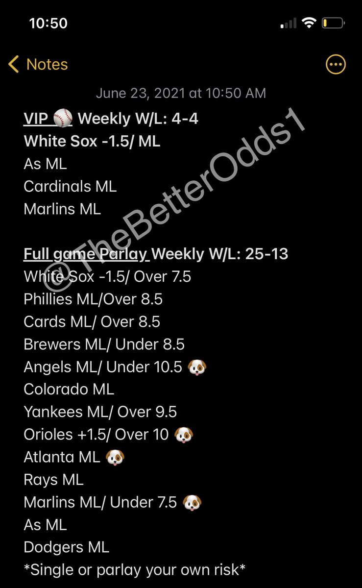 The Better Odds tweet media