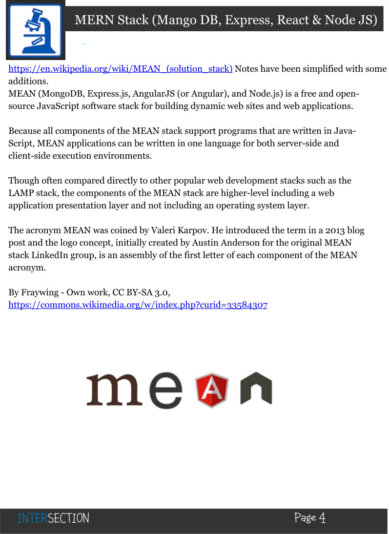 TersectionMag's tweet image. #MERN in-depth #JuneMag2021 #MangoDB, #Express, #React and #NodeJS