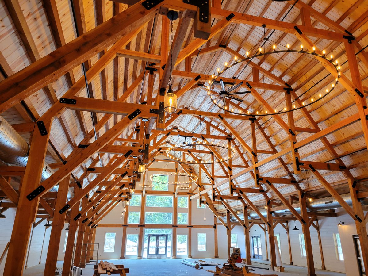 LNBstudio's tweet photo. Looking good at Pine Hollow Farms! LNB Studio is providing planning, architecture and building site design for this 10,000 SF wedding and event venue located in Eureka, MO. https://t.co/I51uOnxaWg