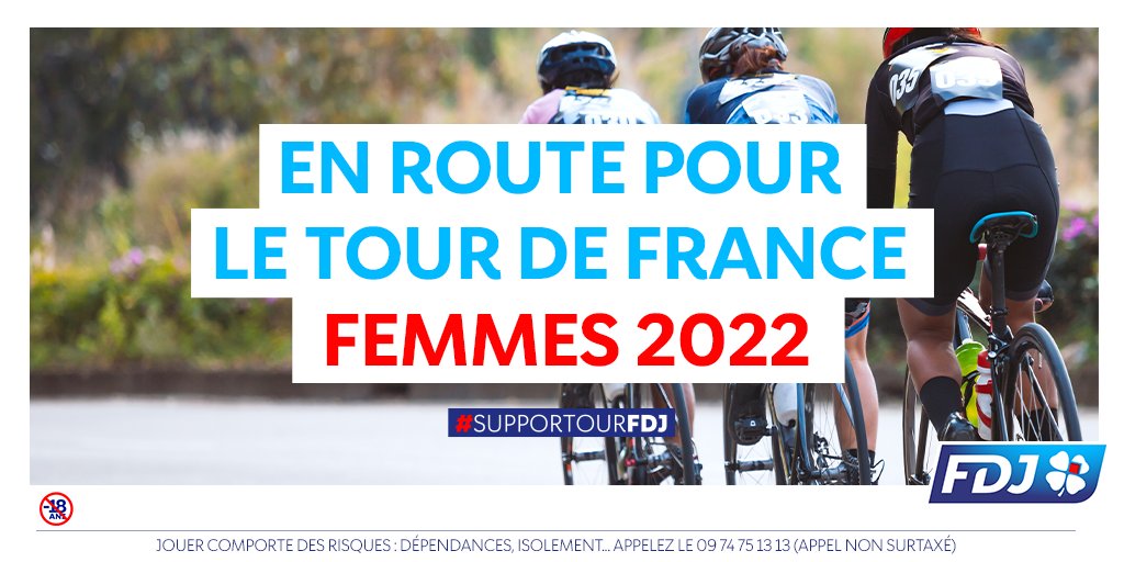 Clap de fin pour #LaCourse mais l’aventure continue !
@FDJ, partenaire majeur depuis 2016, poursuit son engagement à nos côtés en 2022, pour le Tour de France féminin ! 🔥