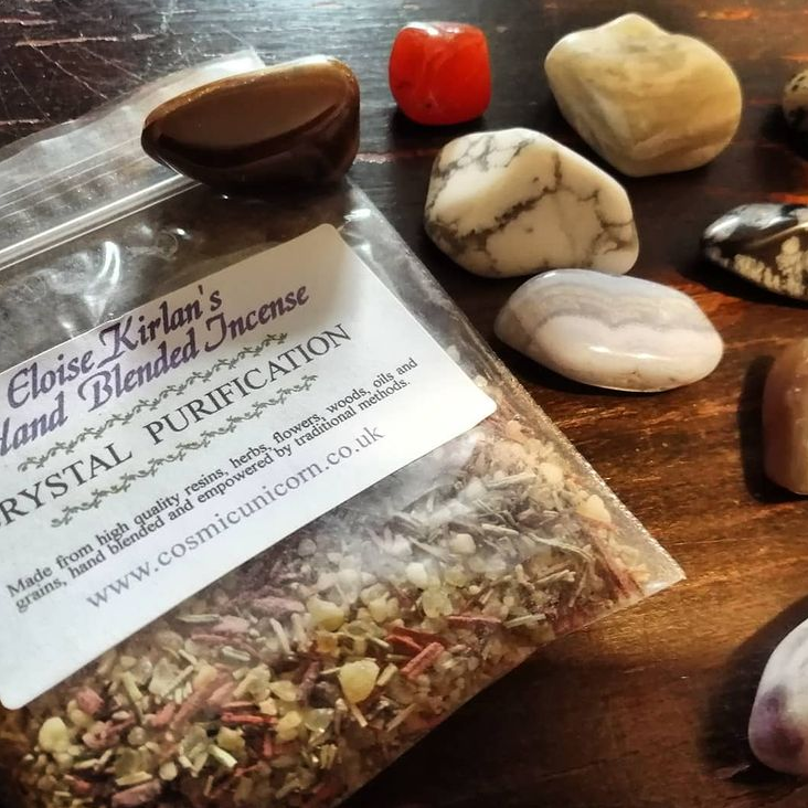 CosmicUnicorn1's tweet photo. One little bag of Eloise Kirlan's Crystal Purification incense will help get your crystals up to full energy again.
Find out more at https://t.co/06AScTKqDF
#crystalpurification #howtocleancrystals #purifycrystals #crystalcleaner #eloisekirlan #crystalwitch #crystalcare https://t.co/DoPo3aAKqP