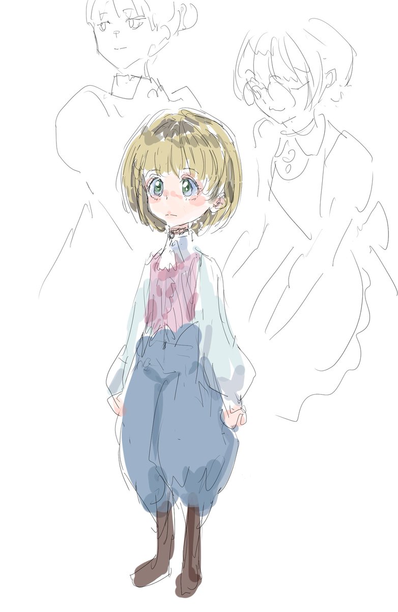 女の子っぽい男の子のような雰囲気の女の子 くえんさんのイラスト 女の子っぽい男の子のような雰囲気の女の子 くえんさんのイラスト