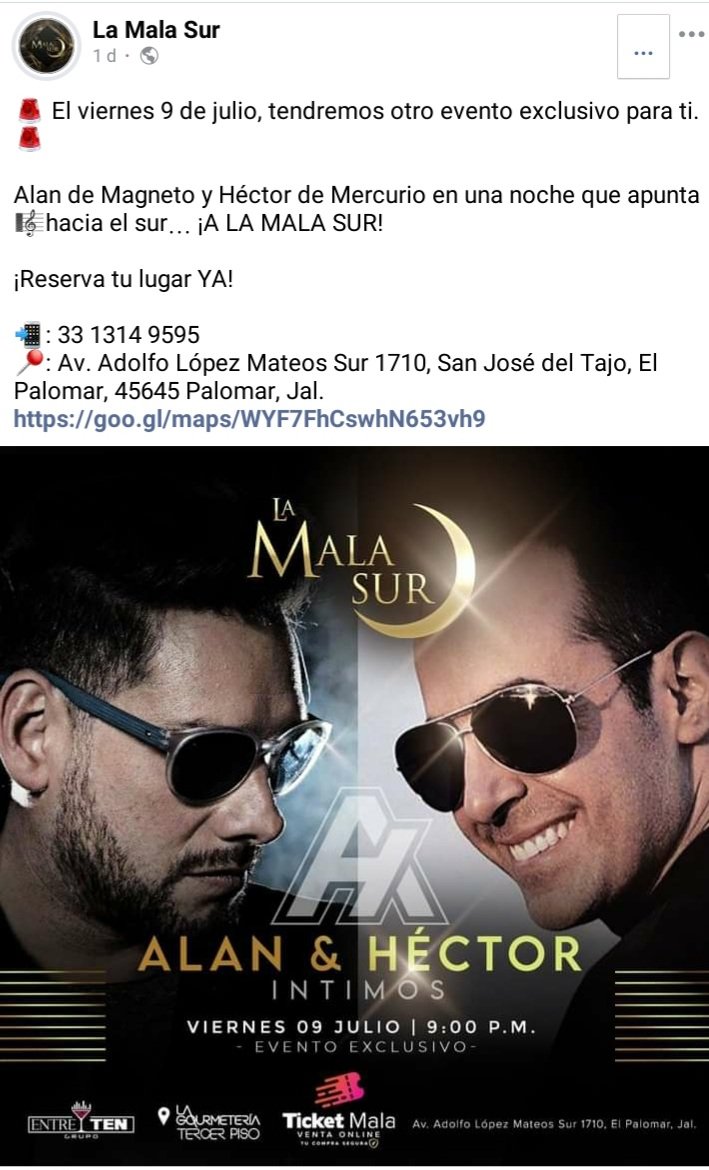 #Repost #LaMalaSur 
Imperdible este 9 de julio <a href="/ALANMAGNETO/">ALAN IBARRA</a>  y <a href="/OficialHector/">Hector Ugarte</a>  juntos ! 
#siempreconustedes
<a href="/alanasdcorazon/">@alanasdecorazon</a> <a href="/Mireill82057945/">Mireille</a>