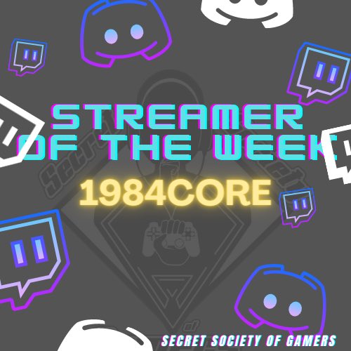 SSGDiscord's tweet photo. 🎉Hip hip hooray for 1984Core 🎉

#twitch #discord #gamers #SmallStreamerCommunity https://t.co/JcPBAoH64m