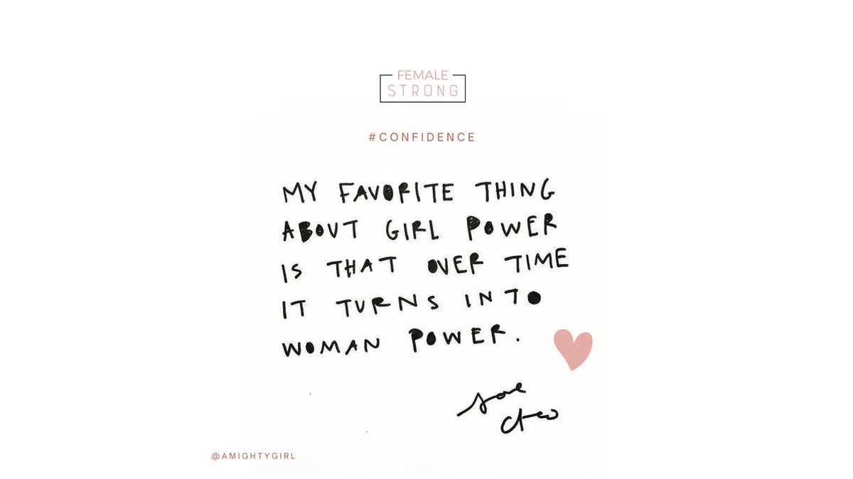 Some Wednesday inspiration to kick start your day! #GirlPower #WeAreFemaleStrong