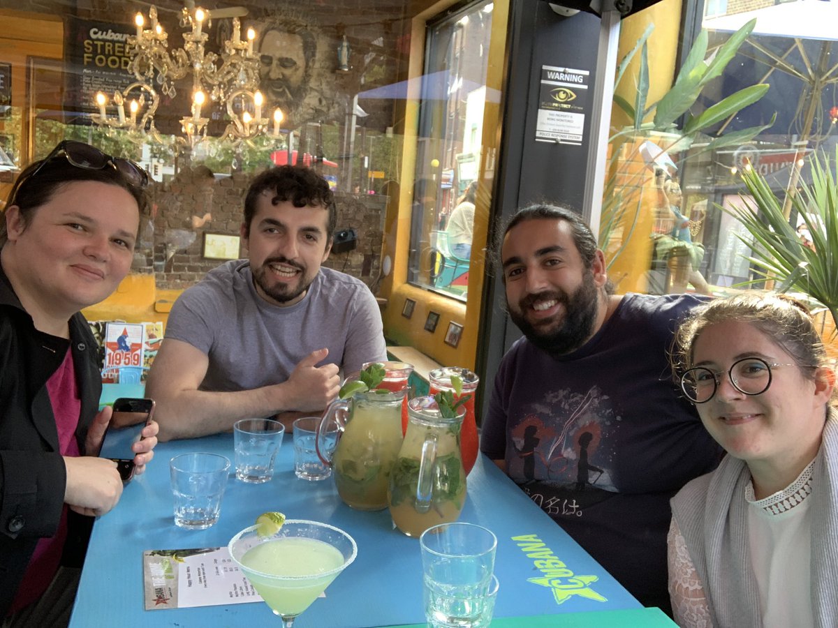 Drinks at Cubana to wish Oscar good luck in Bristol