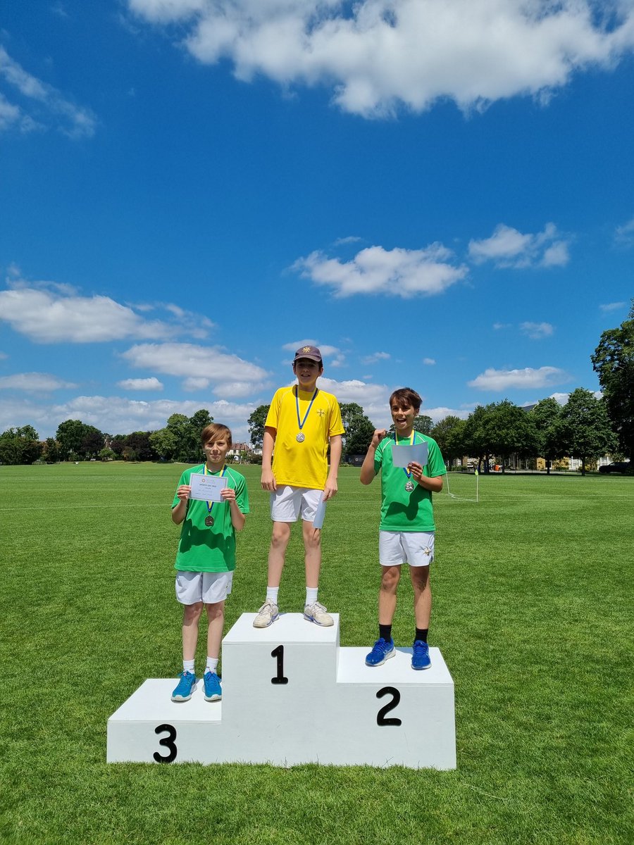 ElthamMoffat's tweet photo. Laurence, on the podium for Run and Jump. The lone duck amongst the Green Army. (@LivingstoneEC). ⭐ https://t.co/Y9E253T60b