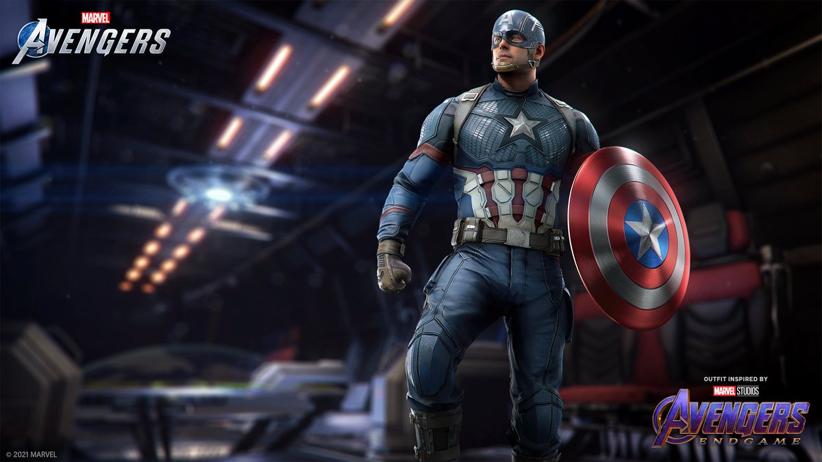 PlayAvengers's tweet photo. Avengers, assemble.

Inspired by the Marvel Cinematic Universe, Captain America’s Marvel Studios’ "Avengers: Endgame" Outfit features a leader preparing for battle with his iconic shield.

Get it in the Marketplace on June 24! https://t.co/NmZZMN3wVc