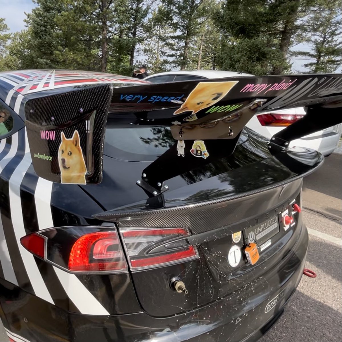 UnpluggedTesla's tweet photo. Dark Helmetβs secondary mission beyond crushing ICE is sending this #doge ππ. Weβve set out to build the fastest Doge sled in the galaxy.
Doge has now gone Plaid with the UP Tesla Model S Plaid @PPIHC!
@Tesla @elonmusk #alientechnology
#Doge #Dogecoinarmy #dogeracer #ToTheMoon https://t.co/uG5yBmS9sw