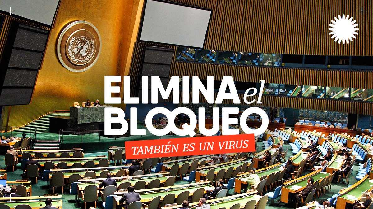 184 votos a favor, 2 en contra y 3 abstenciones. Así reacciona el mundo a la demanda cubana. Son ya 28  años de rechazo mundial al #Bloqueo. Los bloqueadores se quedan sin argumentos. Los solidarios refuerzan su apoyo. #EliminaElBloqueo