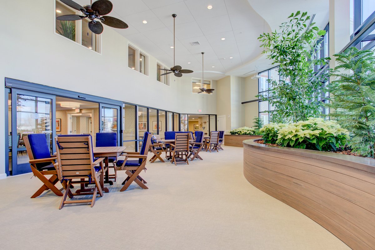 iands_design's tweet image. To create comfortable, human-centered environments for residents in memory care communities, designers should consider these tips when it comes to selecting #safematerials for floors and walls: bit.ly/3d6mJH7.