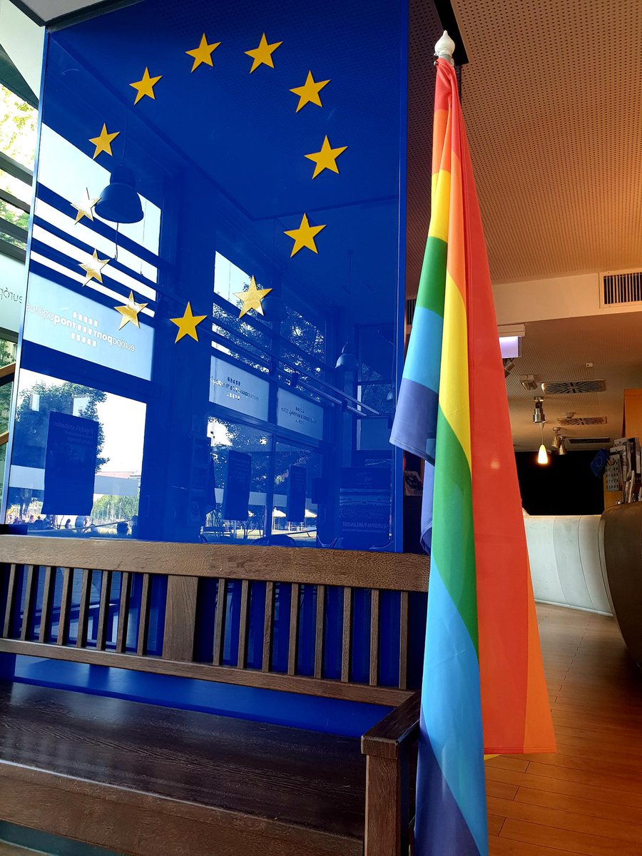 jduch's tweet photo. European Parliament to display rainbow flag in support of LGBTQI rights in EP offices across EU, including Brussels and Budapest.

Press release⤵️
https://t.co/JIts0oTROJ https://t.co/7TSTjqrHd4