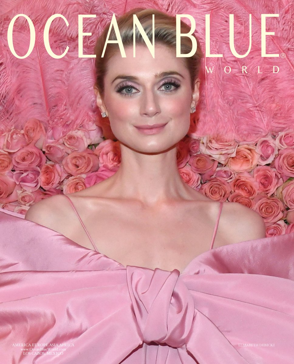 #OceanBlueWorld is thrilled to announce our 27th Edition with #elizabethdebicki #OnTheCover. Go #BehindTheScenes in #TheInterview on page 80 of #OceanBlueMagazine: bit.ly/elizabethdebic…