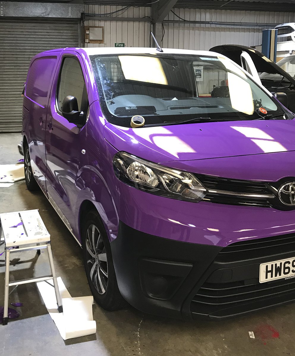 IWC Shared Lives van... well on the way to becoming Purple!